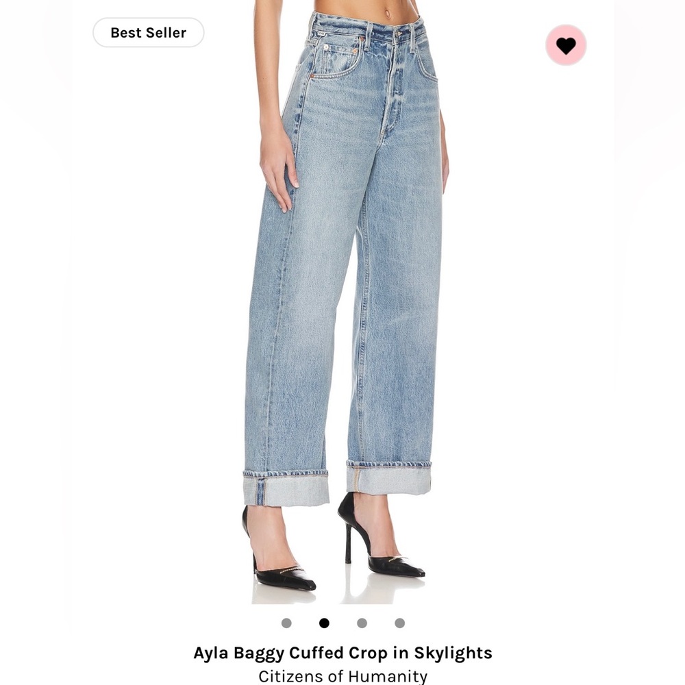 Brand new Ayla baggy cropped jeans